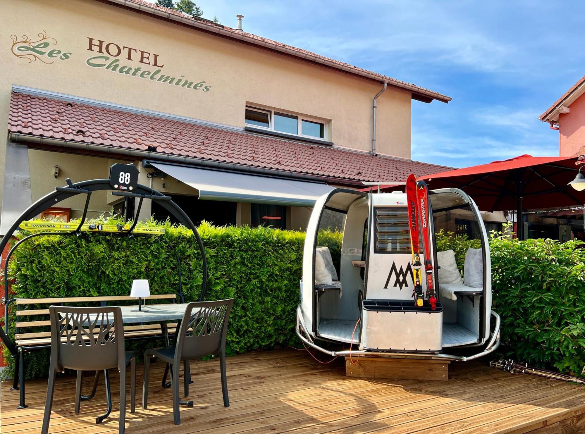 Logis Hotel, Chalets Et Restaurant Les Chatelmines ลาแบรส ภายนอก รูปภาพ